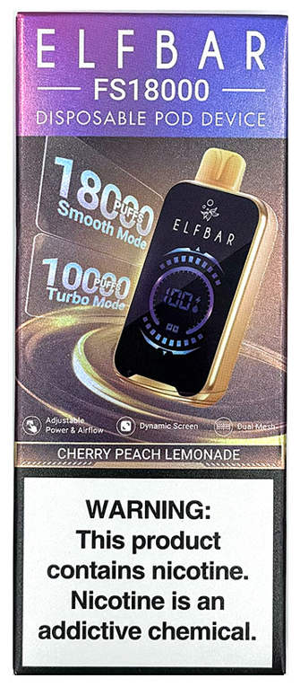 Elf Bar FS18000 Cherry peach lemon (Вишня Персик Лимон)