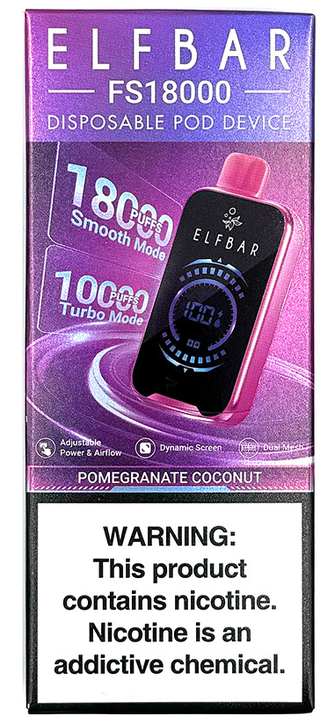 Elf Bar FS18000 Pomegranate Coconut (Кокос гранат)