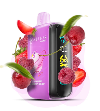 ELF BAR RAYA D3 25 000 Strawberry Raspberry Cherry (Полуниця Малина Вишня)