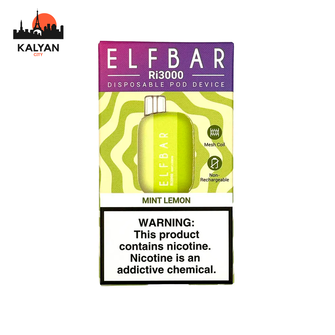 Elf Bar RI3000 Mint Lemon (Мята Лимон)