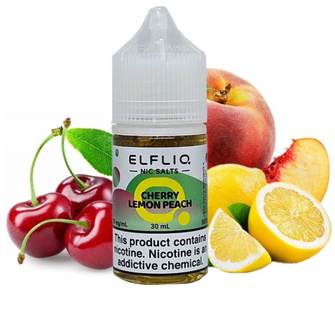 Сольова рідина Elf Liq 30 мл 50 мг Cherry Lemon Peach (Вишня Лимон Персик)