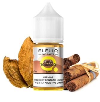 Сольова рідина Elf Liq 30 мл 50 мг Cuba Tobacco (Кубинський Тютюн)