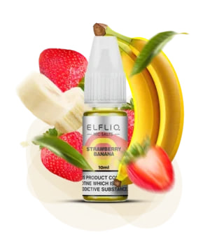 Солевая жидкость Elf Bar Elf Liq 10 мл 50 мг Strawberry Banana (Клубника Банан)