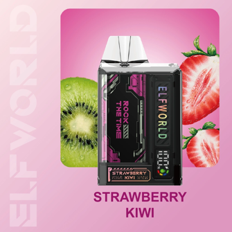 Одноразка Elf world Trans Pro 9000 Strawberry kiwi (Клубника Киви)