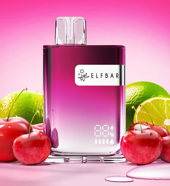 Одноразка ELFBAR CR8000 Cherry Lime (Вишня Лайм)