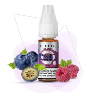 Жидкость Elf Bar Elf Liq 10 мл 50 мг Blueberry Sour Raspberry (Черника Кислая Малина)