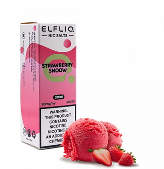 Жидкость ELFLIQ Strawberry Snow (Клубничное мороженое) 30 мл 50 мг