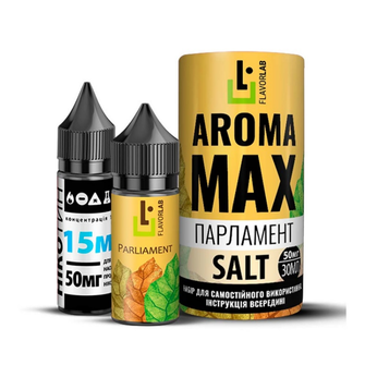 Набор солевой жидкости Flavorlab Aroma MAX Parliament (Парламент) 30 мл 65 мг