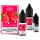 Набір сольової рідини Flavorlab Disposable Puff 10мл 50мг Raspberry lemonade ice (Малиновий лимонад айс)