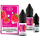 Набір сольової рідини Flavorlab Disposable Puff Raspberry Ice (Малина Лід) 10 мл 65 мг