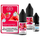 Набір сольової рідини Flavorlab Disposable Puff Watermelon Raspberry (Кавун Малина) 10 мл 65 мг