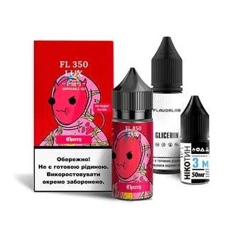 Набор солевой жидкости Flavorlab FL350 LUX Cherry (Вишня) 30 мл 65 мг