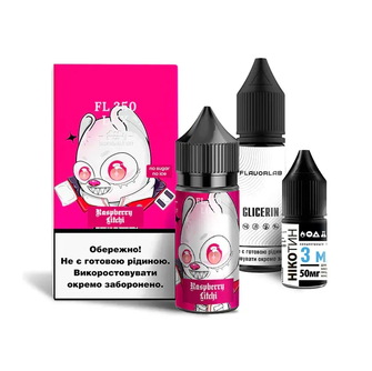 Набор солевой жидкости Flavorlab FL350 LUX Raspberry Litchi (Малина Личи) 30 мл 65 мг