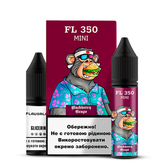 Набор Flavorlab FL350 mini без никотина Blackberry Grape (Ежевика виноград) 15 мл 