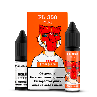 Набір Flavorlab FL350 mini без нікотину Peach Lemon (Персик лимон) 15 мл