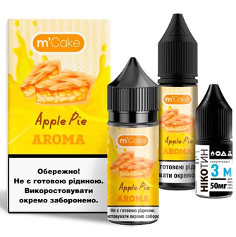 Набор солевой жидкости Flavorlab M-Cake Apple Pie (Яблочный пирог) 30 мл 65 мг