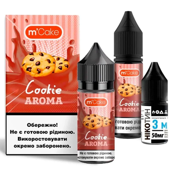 Набор солевой жидкости Flavorlab M-Cake Cookie (Печенье) 30 мл 65 мг