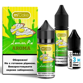 Набор солевой жидкости Flavorlab M-Cake Lemon Pie (Лимонный пирог) 30 мл 65 мг
