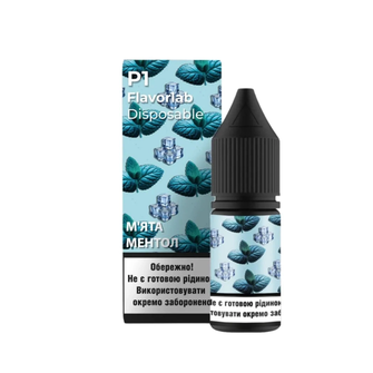 Набор солевой жидкости Flavorlab P1 Mint Menthol (Мята Ментол) 10 мл 65 мг