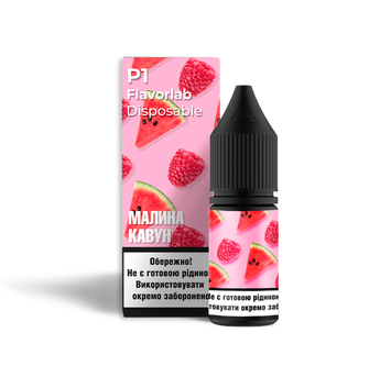 Набор солевой жидкости Flavorlab P1 Raspberry Watermelon (Малина Арбуз) 10мл 50мг