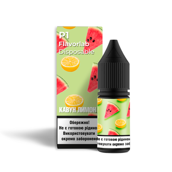 Набор солевой жидкости Flavorlab P1 Watermelon Lemon (Арбуз Лимон) 10мл 50мг