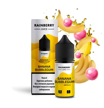 Набор солевой жидкости Flavorlab Rainberry Banana Bubblegum (Банан Жвачка) 30 мл 50 мг