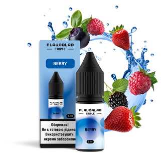 Набор солевой жидкости Flavorlab Triple Berry (Ягоды) 10 мл 65 мг