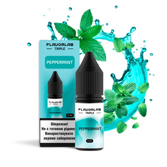 Набор солевой жидкости Flavorlab Triple Peppermint (Перечная Мята) 10 мл 65 мг