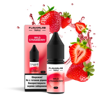 Набор солевой жидкости Flavorlab Triple Wild Strawberry (Земляника) 10 мл 65 мг