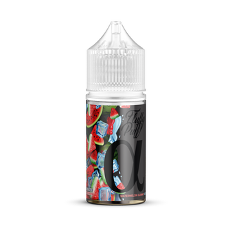 Набор солевой жидкости Fluffy Puff Alpha Watermelon Gummy Ice (Арбузный мармелад Лед) 30 мл 65 мг