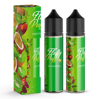 Набір органічної рідини Fluffy Puff Kiwi Passion (Ківі Маракуя) 60 мл 3 мг