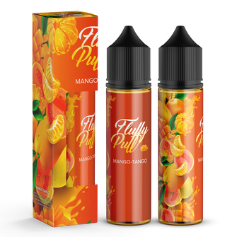 Набор органической жидкости Fluffy Puff Mango Tango (Манго Гуава Мандарин) 60 мл 3 мг
