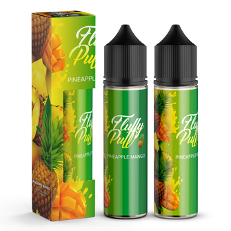 Набір органічної рідини Fluffy Puff Pineapple Mango (Ананас Манго) 60 мл 3 мг