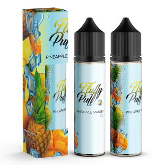 Набор органической жидкости Fluffy Puff Pineapple Mango Ice (Ананас Манго Лед) Ice 60 мл 1 мг