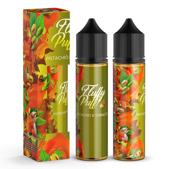 Набор органической жидкости Fluffy Puff Pistachio Tobacco (Фисташка Табак) 60 мл 1 мг