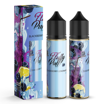 Набор органической жидкости Fluffy Puff Blackberry Lemonade Ice (Лимонад с ежевикой Лед) 60 мл 1 мг