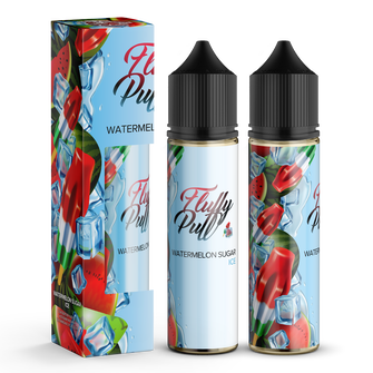 Набор органической жидкости Fluffy Puff Watermelon Sugar Ice (Сладкий арбуз Лед) 60 мл 3 мг