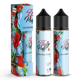 Набір Fluffy Puff без нікотину Watermelon Sugar Ice (Солодкий кавун Лід) 60 мл 0 мг
