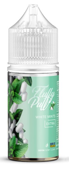 Набор Fluffy Puff White Mints (Белая мята) 30 мл 25 мг