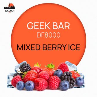 Geek Bar DF8000 Mixed Berry Ice (Мікс Ягідний Лід)