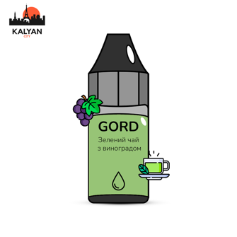 Рідина Gord Green tea Grape (Зелений чай з виноградом) 30 мл 50 мг