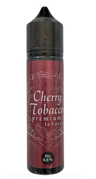 Набір органічної рідини Iva Tobacco Organic Tobacco Cherry (Тютюн Вишня) 60 мл 3 мг