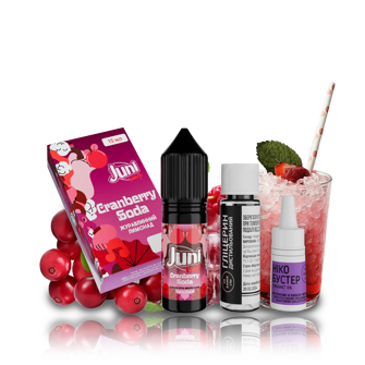 Набор Juni Mix Cranberry Soda (Ежевика Сода) 15мл 50мг