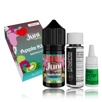 Набор Juni Mix HYBRID Apple Kiwi (Яблоко Киви) 30мл 50мг