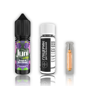 Набор Juni Mix Sweet Sour Grape (Сладкий Виноград) 15мл 65мг