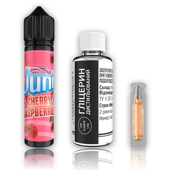 Набор органической жидкости Juni Cherry Raspberry (Вишня Малина) 60 мл 6 мг