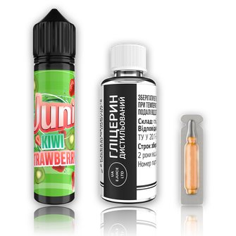 Набор органической жидкости Juni Kiwi Strawberry (Киви Клубника) 60 мл 6 мг