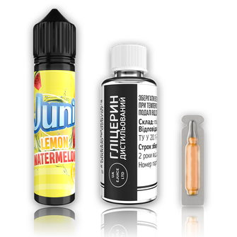 Набор органической жидкости Juni Lemon Watermelon (Лимон Арбуз) 60 мл 6 мг