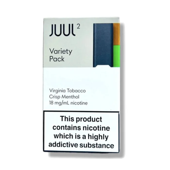 Картриджи Juul 2 Variety Pack (Virginia Tobacco, Crisp Menthol) 18 мг (1.8%)