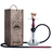 Кальян 2x2 Hookah Pixel Purple высота 39 см на 1 персону